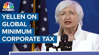 Treasury Sec. Janet Yellen calls for global minimum corporate tax rate