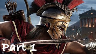 Part 1 - INTRO - Assassin's Creed Odyssey (Nightmare) Walkthrough Gameplay No Commentary