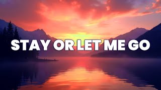 Stay or Let Me Go… I Can’t Keep Guessing Anymore... (Love Lyrics)