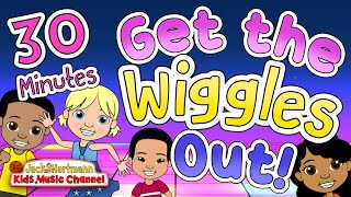 Get the WIGGLES OUT! | 30 MINUTES of FUN Dance Songs for Kids | Jack Hartmann