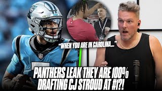 Panthers Leak They Are 100% Drafting CJ Stroud After His Pro Day?! | Pat McAfee Reacts