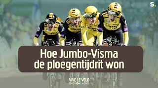 Zo won de gele stoomtrein van Jumbo-Visma de ploegentijdrit in de Tour