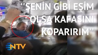 @NTV Metrobüste kadın yolcuyu böyle tehdit etti