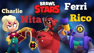 I played with three Brawlers: Charlie , Rico and Nita , Which one is your favorite?