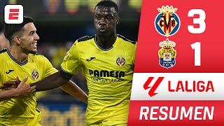 Villarreal GOLEÓ 3-1 a Las Palmas y le pisa los talones al REAL MADRID y BARCELONA | La Liga