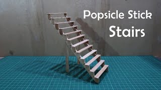 Diy easy popsicle stick stairs | ice cream stick art and craft