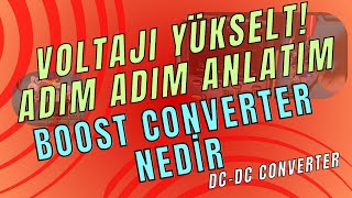 🔋 Boost Konvertör Nedir? Düşük Voltajı Yükseltmenin Sırrı! ⚡ Osiloskop Ölçümleriyle Anlatım!