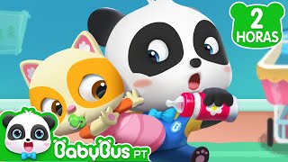 Kiki Cuida do Bebê Timi 🍼 | 2 HORAS DE BABYBUS | +Completo | Músicas Infantis e Desenhos Animados