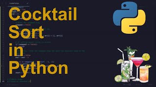 Cocktail Sort Code in Python | Sorting Algorithms | Python Coding Tutorial | Python Coding Interview