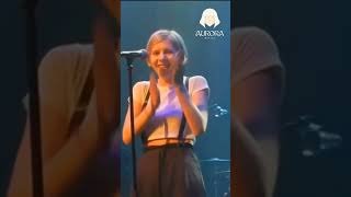 AURORA forgets the lyrics of the live song ( so cute ) 🥺❤️