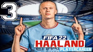 FIFA 22 HAALAND PLAYER CAREER #3 || HOW IS THIS EVEN POSSIBLE👀