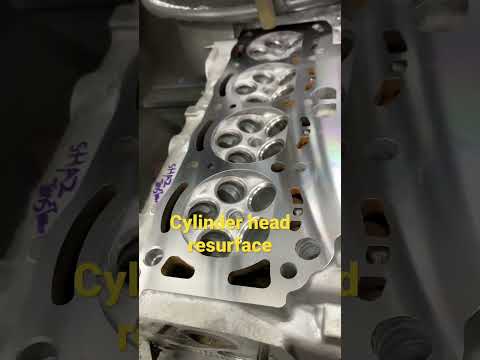 Resurface Cylinder Head Of Toyota - YouTube