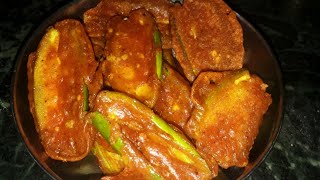 ଟେଷ୍ଟି ମସଲା ପୋଟଳ ଭଜା  କମ ତେଲରେ / parwal Bhaji / potala bhaja/ odia recipe