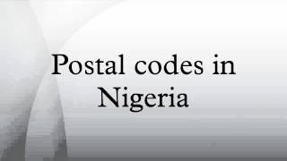 Postal codes in Nigeria