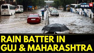 Heavy Rainfall In Large Parts Of Gujarat and Maharashtra |Maharashtra Flood| Gujarat Flood | News18