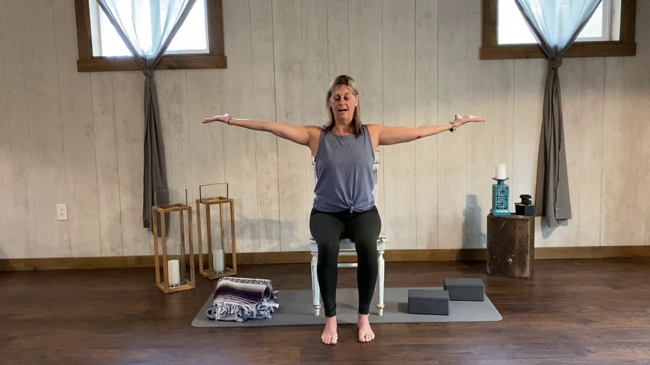 Beginner Chair Yoga - YouTube