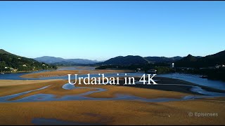 4K drone video - Urdaibai - Biosphere reserve in Basque Country, Spain