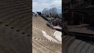 Brilliant amphitheater in Pompeii!!