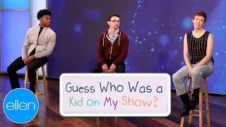 Ellen Is Left Dumbfounded in 'Guess Who Was a Kid on My Show!'