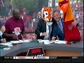 College Gameday Lee Corso headgear Clemson - Virginia Tech & GP Bruce Smith -  Sept. 30 2017 ESPN