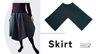 ✅Flared skirt・square series