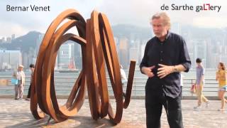 Two Indeterminate Lines - Bernar Venet in Hong Kong