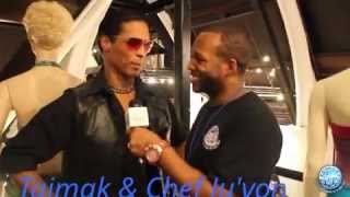 WHIHH.tv Chef Juvon talks with Taimak, Bruce Leroy, Last Dragon at Edwing D'Angelo Fashion Show