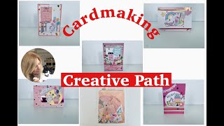 5 Cards 1 ephemera pack // Creative path // Cardmaking.