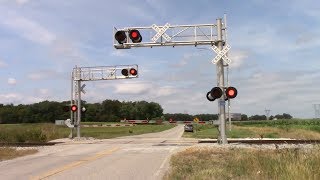 County Road 50 East Railroad Crossing - GMTX 412 in Reynolds, Indiana