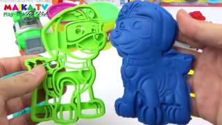 Learn Colors For Children With Paw Patrol Cars Play Doh Toys   Play Dough Art For Kids