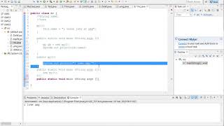 Non argument constructor example