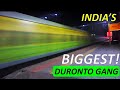 130 kmph! India's Biggest DURONTO GANG - 9 Back to back Duronto Express at full speed