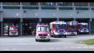 Einsatzfahrten Feuerwehr Augsburg 2014 (Zusammenschnitt)