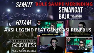 GOKIL ❗ BULE SAMPAI MERINDING REACTION VIDEO GOD BLESS X ELLO & KOIL - SEMUT HITAM ❗