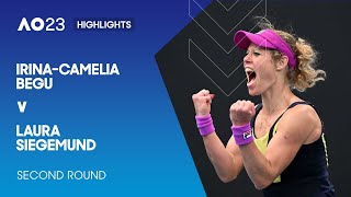 Irina-Camelia Begu v Laura Siegemund Highlights | Australian Open 2023 Second Round