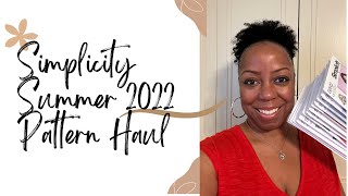 Simplicity Summer 2022 Pattern Haul