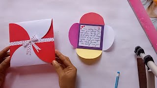 How to make Envelope New Year Card  Handmade easy card Tutorial
