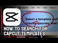 Capcut PC - How To Search For Capcut Templates - Tutorial