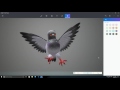 Windows 10 Paint 3D:  Creating the perfect pigeon