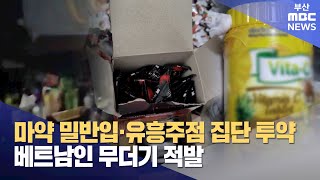 마약 밀반입·유흥주점 집단 투약 베트남인 무더기 적발 (2025-02-05,수/뉴스데스크/부산MBC)