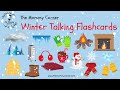 Learn English for Kids | Winter Talking Flashcards | The Mommy Corner