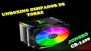 UNBOXING DISIPADOR DE TORRE JONSBO CR 1400