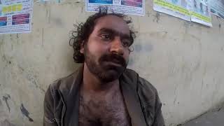 Funny indian bhikari beggar