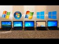 Windows XP vs Vista vs 7 vs 8.1 vs 10 | Speed Test