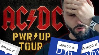 ALE Z CENAMI BILETÓW NA KONCERT AC/DC TO KTOŚ CHYBA UPADŁ NA GŁOWĘ