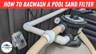 How to Backwash a Hayward Sand Filter | Backwashing a Pool Sand Filter