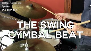 The Swing Cymbal Beat (Beginner Jazz Drumming Lesson)