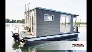 Hausboot Bau von Perebo (Timelapse, Bilder und Ausstattung)