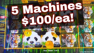 $100 per machine bankroll at Meskwaki – BIG WIN on Just $5?!