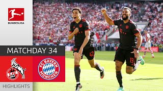 Title Win On The Last Matchday! | 1. FC Köln - FC Bayern München | Highlights | MD 34 – Buli 22/23